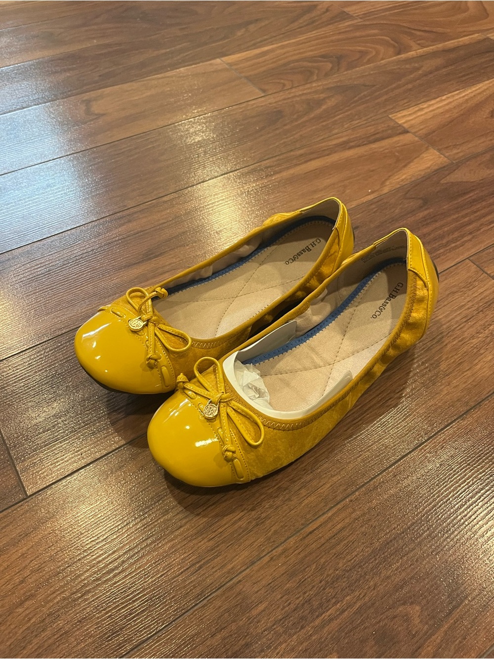 G.H Bass Yellow Ballet Flats for Women